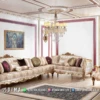 Sofa Tamu Sudut Mewah Royal Versailles Authentic 173ST