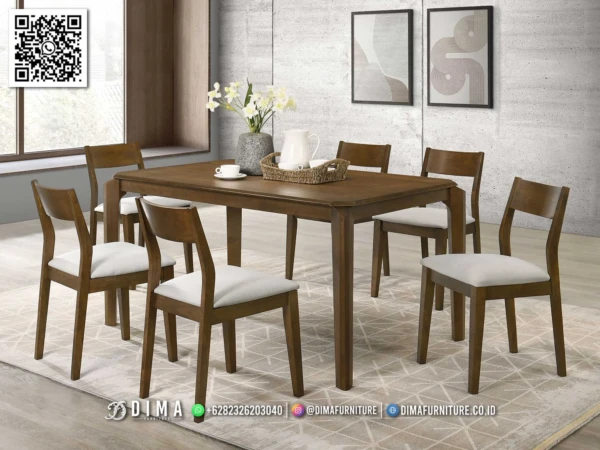 Meja Makan Jati Minimalis Casavelle Best Seller 202ST &mdash; meja makan jati