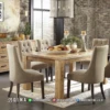 Meja Makan Minimalis Jati Cassian Premium Kayu Solid 205ST | Sofa Tamu Jepara - Dima Furniture Meja Makan Minimalis Jati Cassian Premium Kayu Solid 205ST