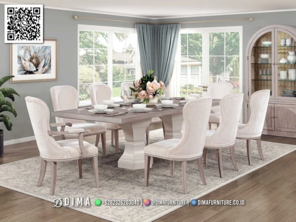 Meja Makan Minimalis Modern Dining Set Diskon 196ST