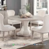 Meja Makan Minimalis Putih Elegan Ready Stock 198ST | Sofa Tamu Jepara - Dima Furniture Meja Makan Minimalis Putih Elegan Ready Stock 198ST