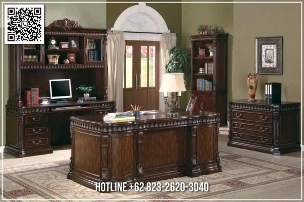 Set Meja Kantor Serenique Luxury Classic Elegan 192ST
