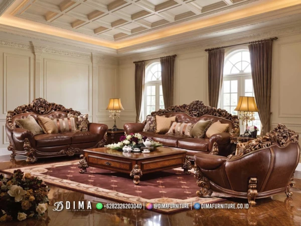 Sofa Tamu Mewah Jepara Jati 235ST
